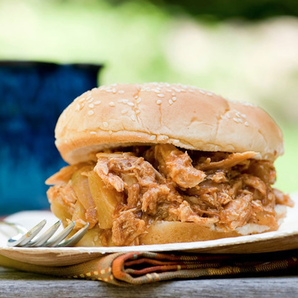 BBQ Chicken Pineapple Sandwiches