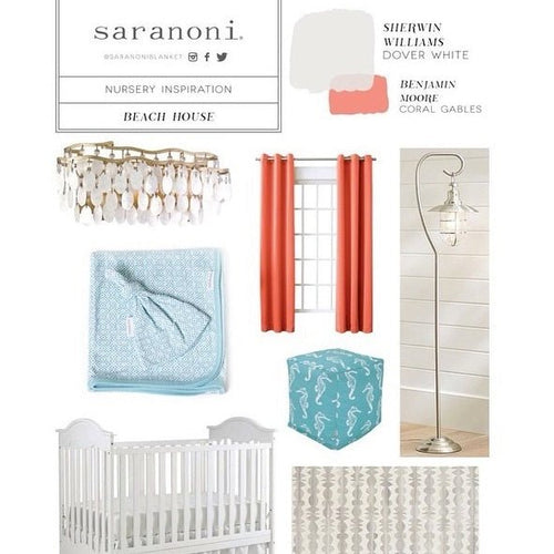 Beach House Nursery Inspiration - Saranoni