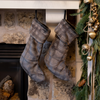 GRAND FAUX FUR STOCKINGS