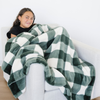 HOLIDAY PRINTED FAUX FUR THROW BLANKETS