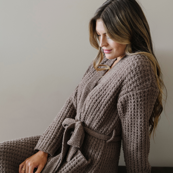 WAFFLE KNIT ROBES