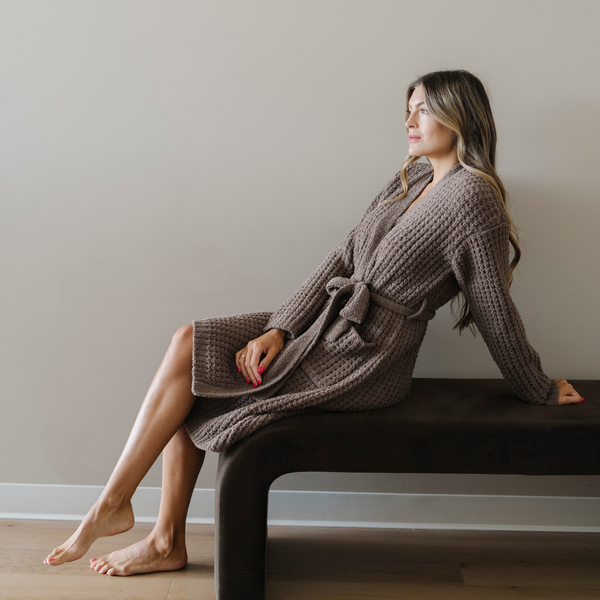 WAFFLE KNIT ROBES