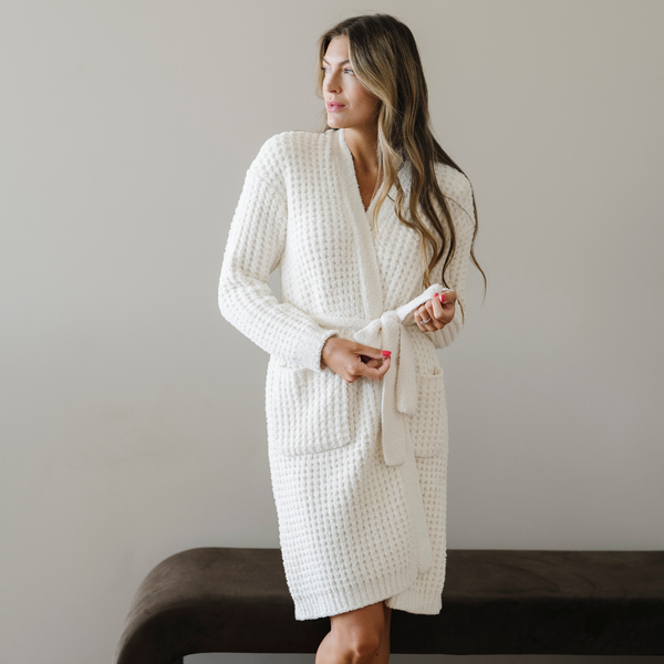 WAFFLE KNIT ROBES