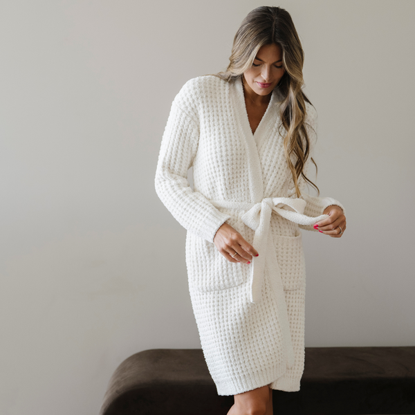 WAFFLE KNIT ROBES