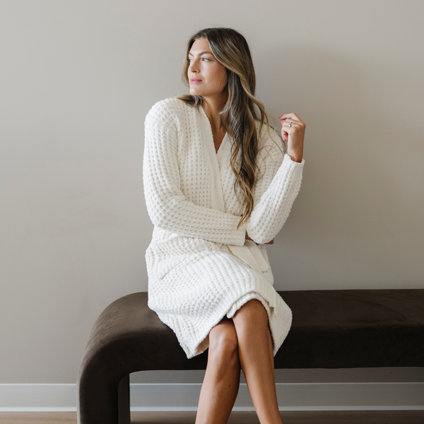 WAFFLE KNIT ROBES