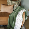 HOLIDAY MINKY/FAUX FUR XL BLANKETS