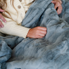 PATTERNED FAUX FUR THROW BLANKETS