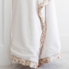 Plush and velvety receiving blanket, ideal for wrapping your little one in a warm, comforting embrace.