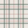 Close-up pattern of a festive plaid blanket with red and green accents, ideal for holiday decor, cozy throws, and winter accessories. This pattern brings a classic holiday feel to any space.