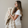 PLUSH FAUX FUR THROW BLANKETS