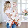 Soft and breathable bamboo rayon muslin quilt with a stunning pattern, perfect for year-round comfort and style.