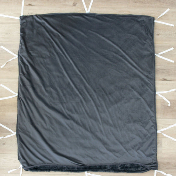 Charcoal Throw Weighted Blanket - Saranoni