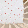 Minky Stretch Luxe crib sheet in a star pattern, designed with soft and stretchy minky fabric for ultimate comfort. Perfect fit for standard crib mattresses, offering a cozy and luxurious sleep environment for your baby.