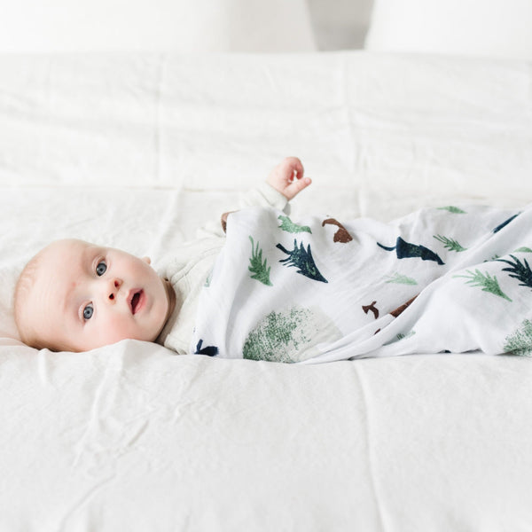 Yosemite Bamboo Rayon Muslin Swaddle - Saranoni