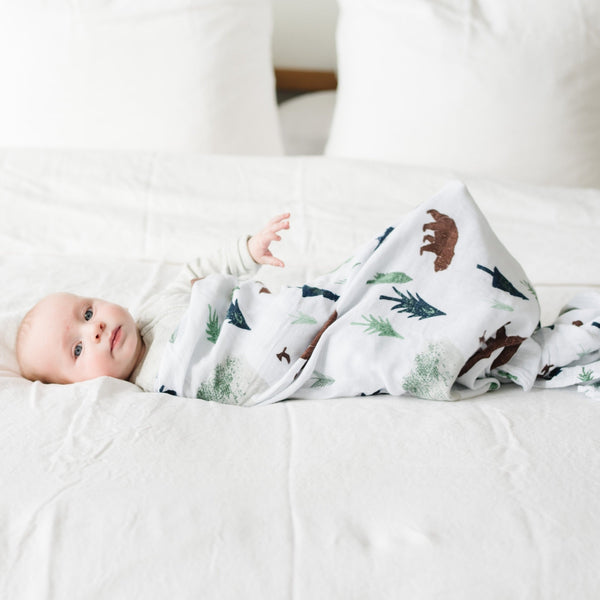 Yosemite Bamboo Rayon Muslin Swaddle - Saranoni