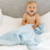 Soft receiving blanket with a delicate touch, designed for comforting your little ones.