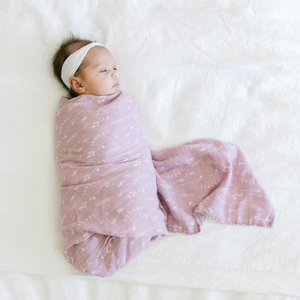 Luxuriously cozy baby swaddle, crafted to keep your little one warm and comfortable.