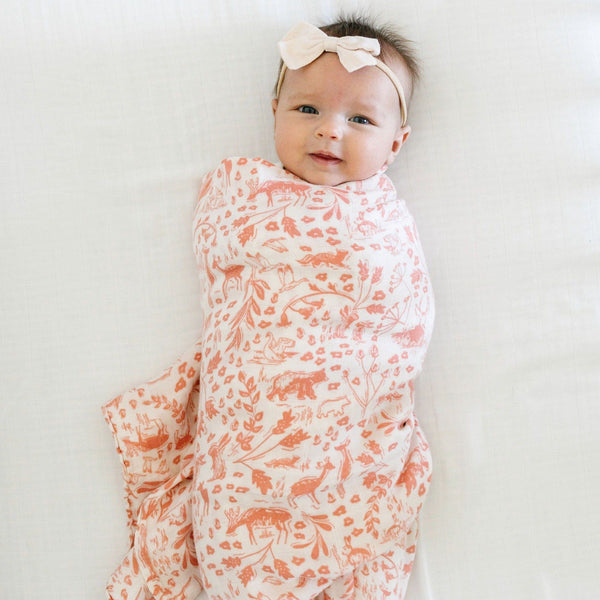 Soft and luxurious baby swaddle, ideal for keeping your baby warm and snug.