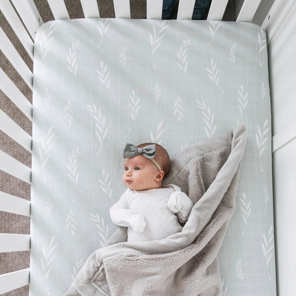 COTTON MUSLIN CRIB SHEETS - Saranoni