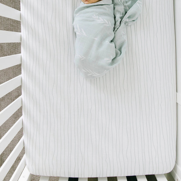 COTTON MUSLIN CRIB SHEETS - Saranoni