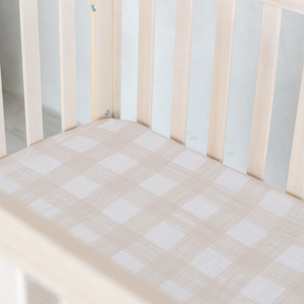 COTTON MUSLIN CRIB SHEETS - Saranoni