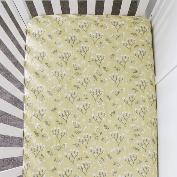 COTTON MUSLIN CRIB SHEETS - Saranoni