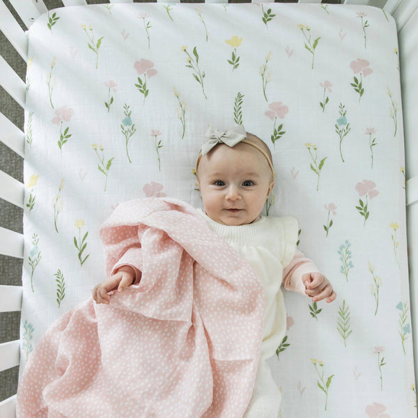 COTTON MUSLIN CRIB SHEETS - Saranoni