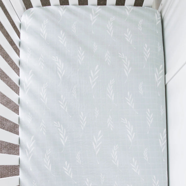 COTTON MUSLIN CRIB SHEETS - Saranoni