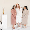 Women matching in beautiful, super soft, COZY BAMBONI ROBES - Saranoni