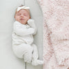 Baby falling asleep next to DREAM MINI BLANKETS - Saranoni