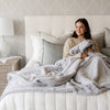 FAUX FUR FULL/QUEEN BLANKETS - Cuddly and durable Saranoni Faux Fur blanket, the ultimate in luxury blankets.