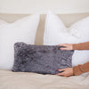 Durable Saranoni Grand pillow cover enhancing a cozy bedroom scene