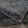 GRAND FAUX FUR 2-PACK EURO PILLOW COVERS - Saranoni pillow covers adding luxury to a living space