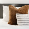 Bedroom Scene with Saranoni Grand Pillow Cover - A cozy, fluffy addition to any bedroom décor.