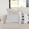 Saranoni Grand Pillow Cover in a Modern Living Room - Blends seamlessly with contemporary décor.