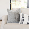 Decorative Saranoni Grand Pillow Cover on a Couch - Enhances living room aesthetics with its large, fluffy design.