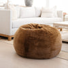 Elegant Saranoni Bean Bag enhancing the living room space, perfect for reading or relaxing.