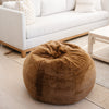 Living room with a stylish Saranoni Bean Bag, blending comfort and decor seamlessly.