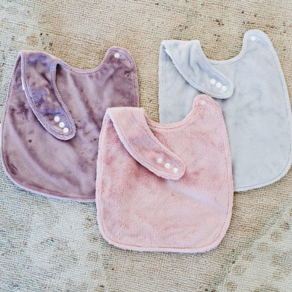 MINKY BIBS 3-PACK - Saranoni