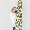 Stretching Olive Checkered MINKY STRETCH THROW BLANKETS - Saranoni