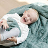 PATTERNED FAUX FUR THROW BLANKETS - Saranoni blanket bringing warmth and comfort to any room