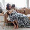 PATTERNED FAUX FUR THROW BLANKETS - Saranoni blanket perfect for a cozy movie night