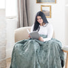 PATTERNED FAUX FUR THROW BLANKETS - Soft and cuddly Saranoni blanket enhancing home decor