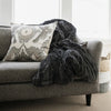 PATTERNED FAUX FUR THROW WEIGHTED BLANKETS - Saranoni