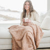 PATTERNED FAUX FUR XL THROW BLANKETS - Saranoni