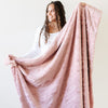 PATTERNED FAUX FUR XL THROW BLANKETS - Beautiful picture that displays the fluffiness and pattern. 