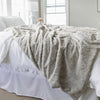 PATTERNED FAUX FUR XL WEIGHTED BLANKETS - Saranoni