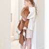 Warm and plush receiving blanket, offering gentle comfort and softness for your little one..