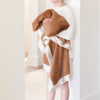 Luxurious satin-backed receiving blanket, ideal for comfort and style.