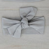 Stretchy grey headband for newborn babies. - Saranoni